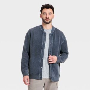 Goodfellow & Co - Men's Vintage Zip-Up Sweatshirt - Goodfellow & Co  Blue